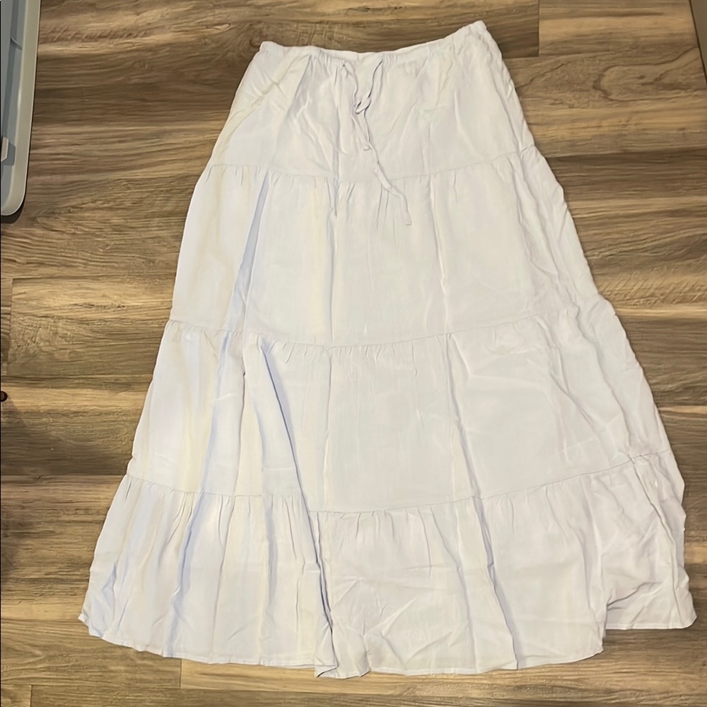 Light blue maxi skirt